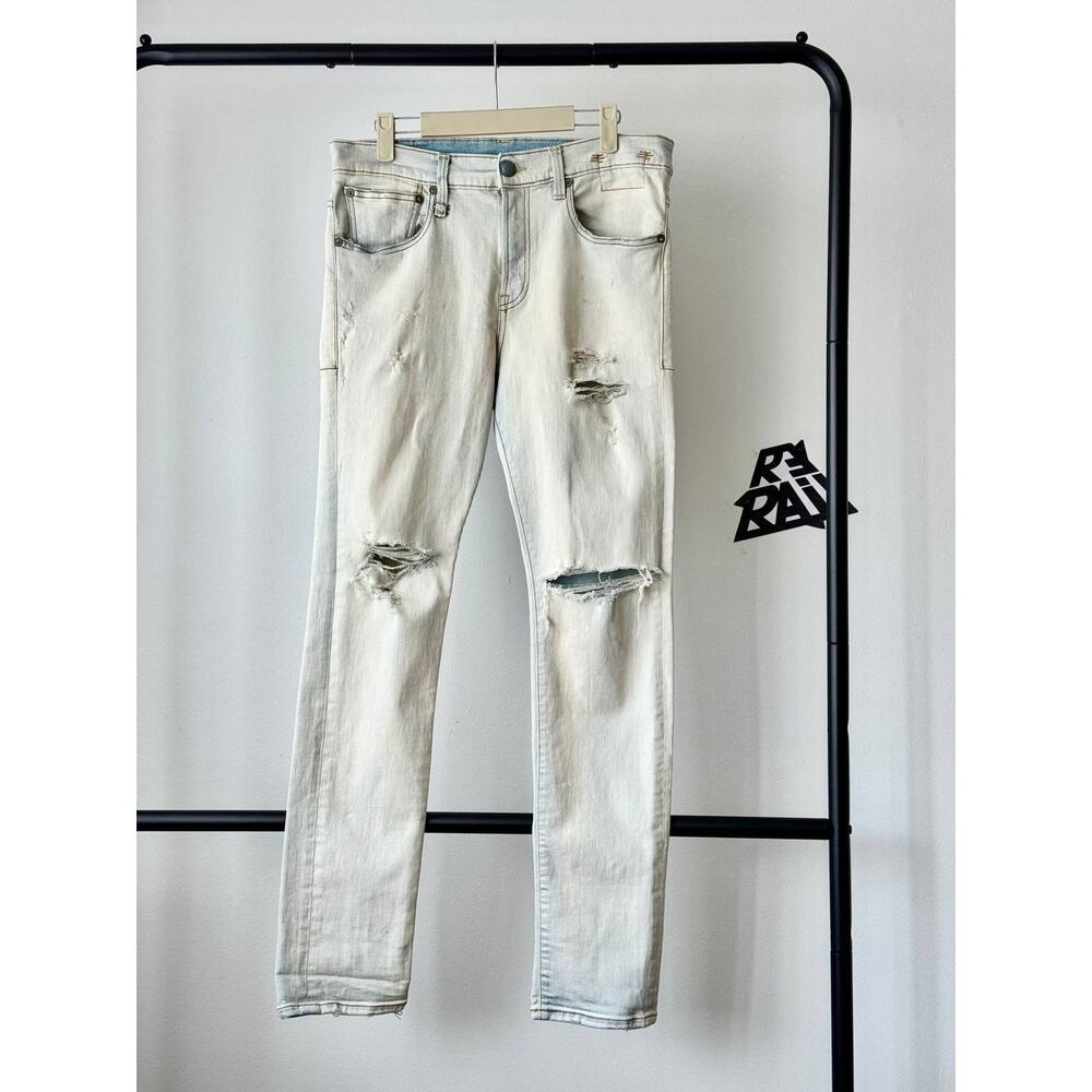 R13 “Skate” Distressed Jeans Fitzroy Wash